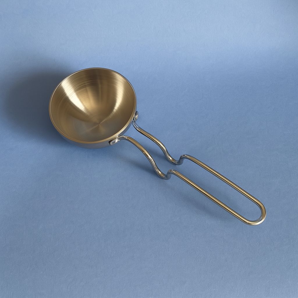 Tri-Ply Stainless Steel Tadka Pan – Small Baby Pan for Tempering