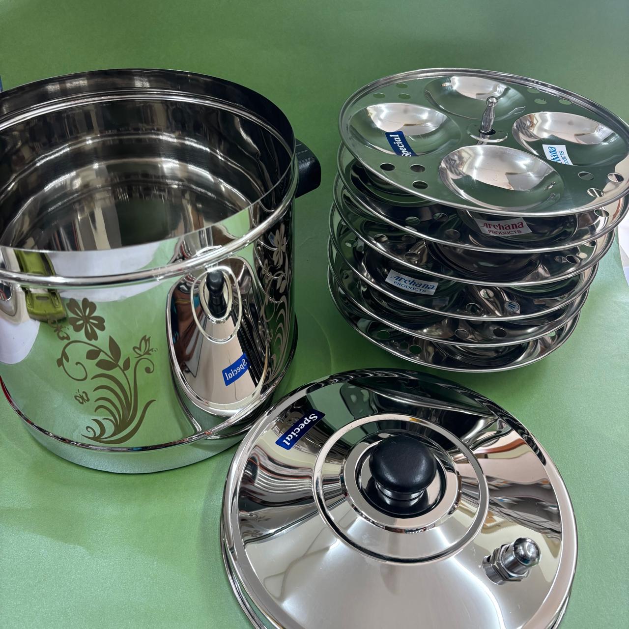 Idli Cooker in stainless steel