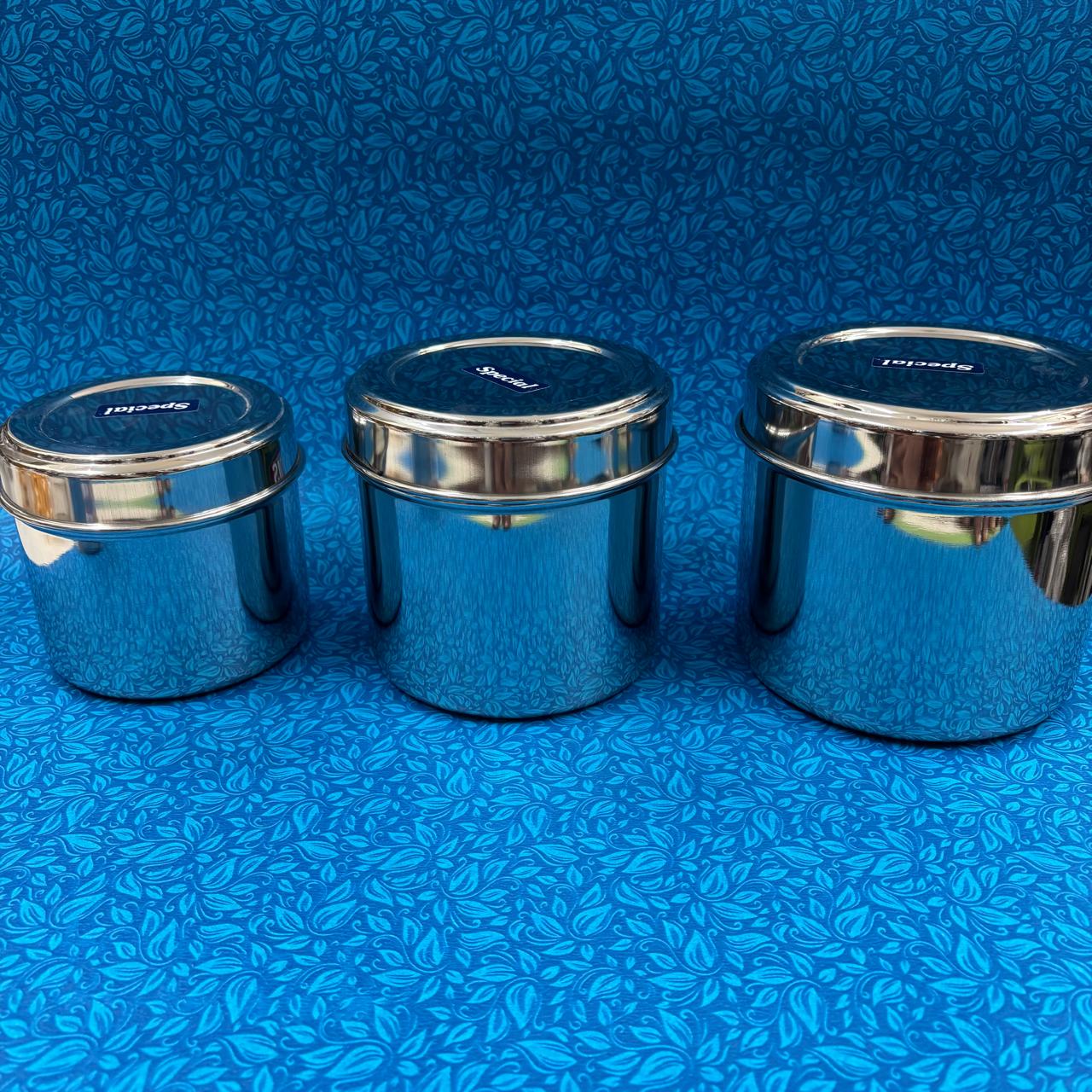 Kitchen Containers Half Dabba Set of 3