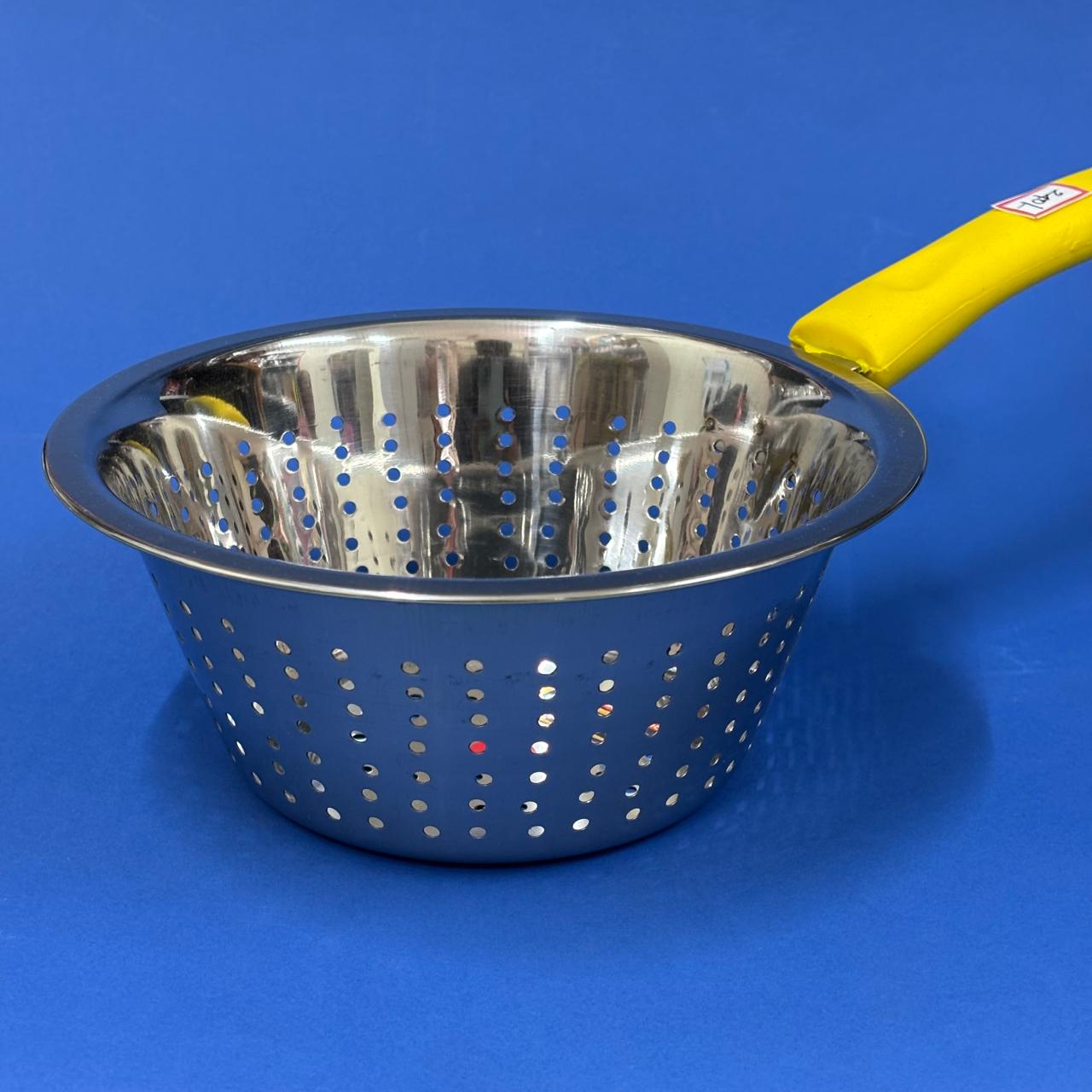 Stainless Steel Vegetable Strainer with Plastic Handle