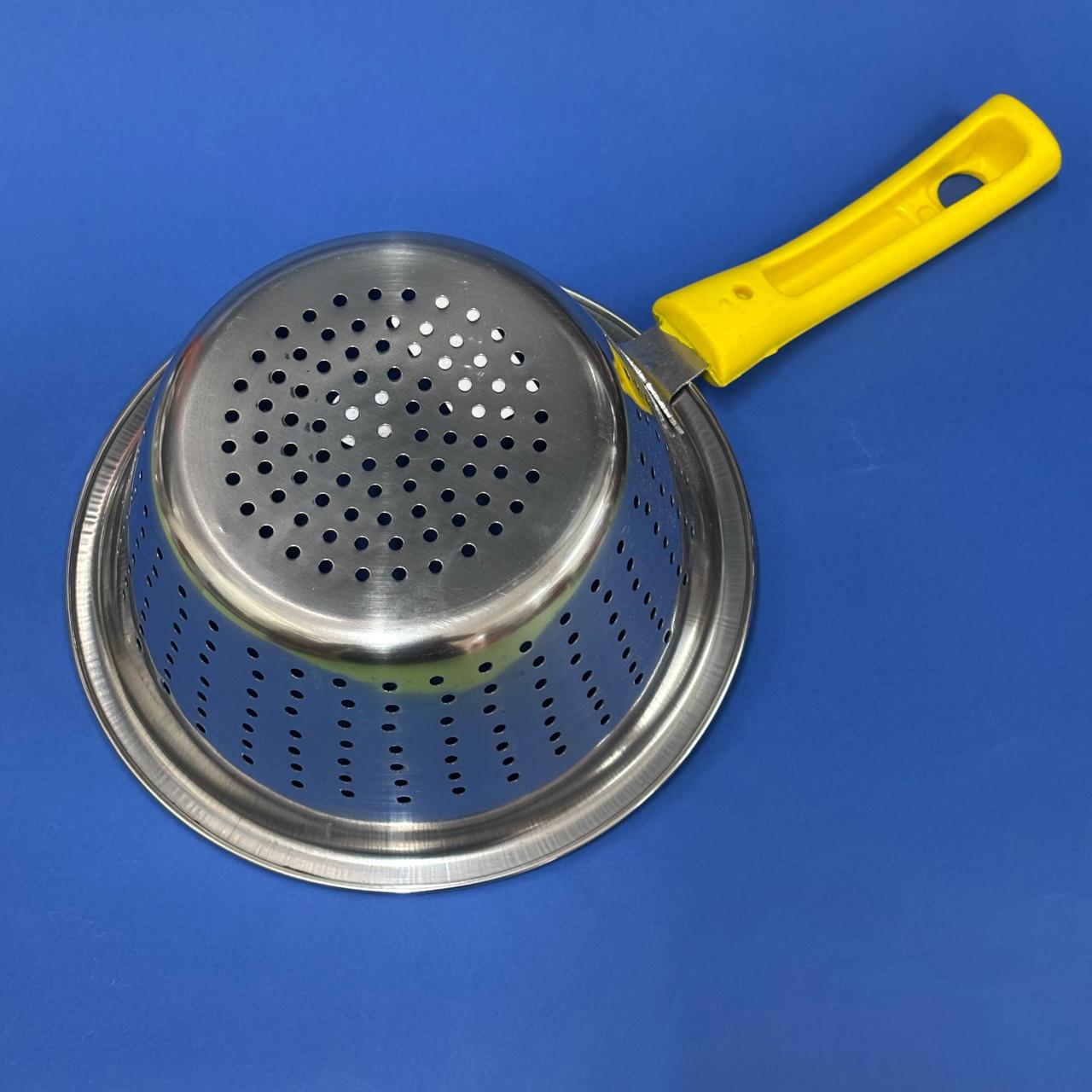 Stainless Steel Vegetable Strainer with Plastic Handle