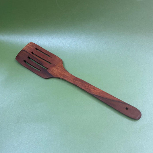 Slotted Wooden Spatula for Everyday Cooking