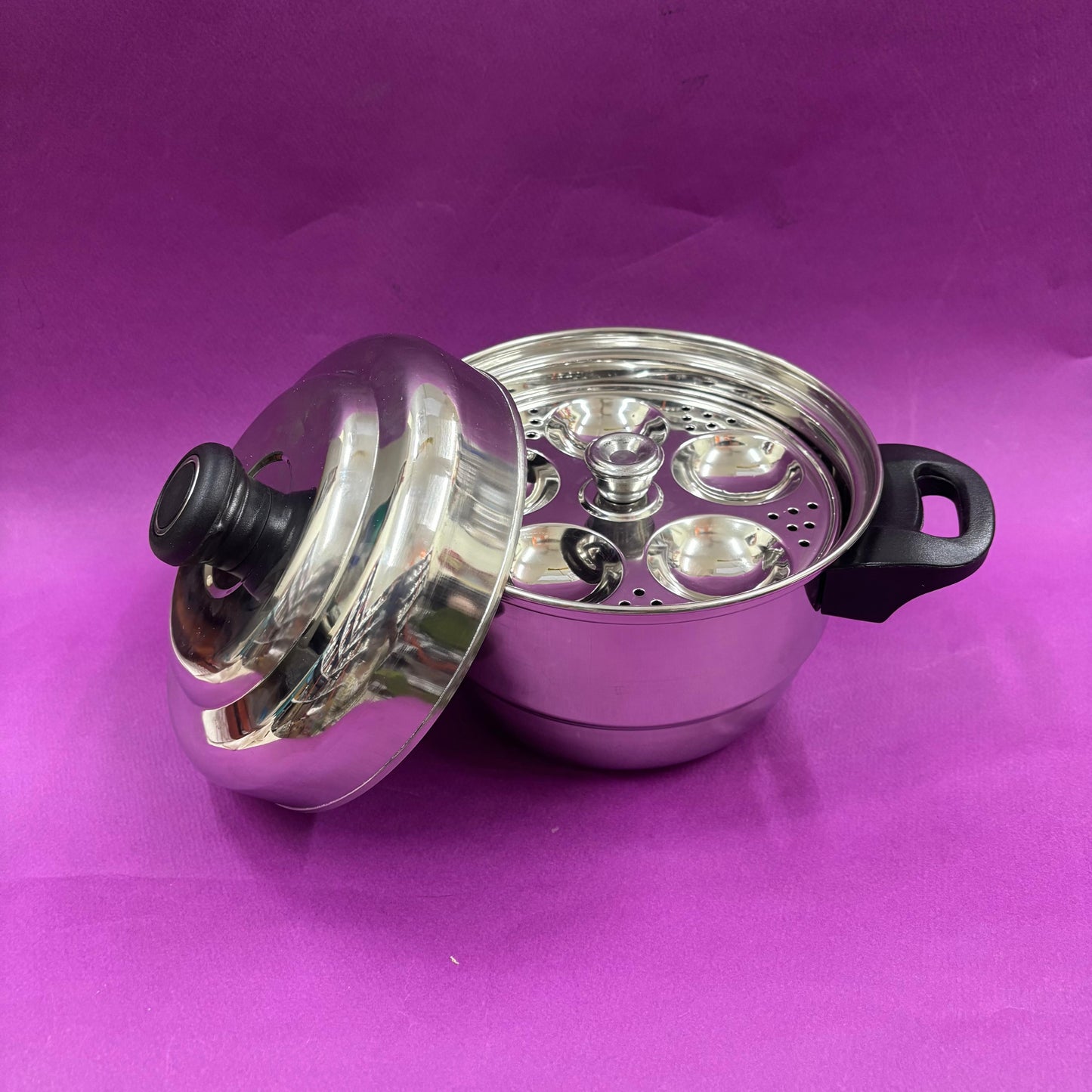 15 Mini Idli Pot in Stainless Steel