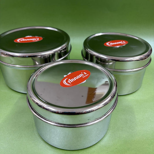 Plain Food Pack in Stainless Steel