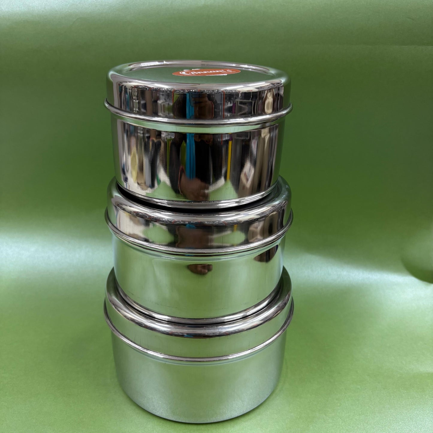 Plain Food Pack in Stainless Steel