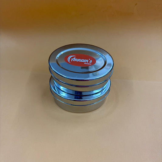 Oval Snacks Box in Stainless Steel