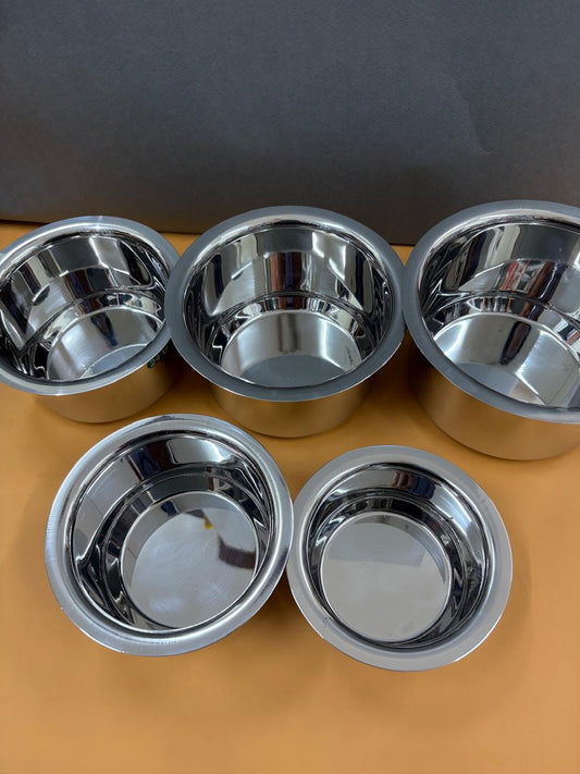 Chettinad Kuzhambu satti (3) big to small set of 5