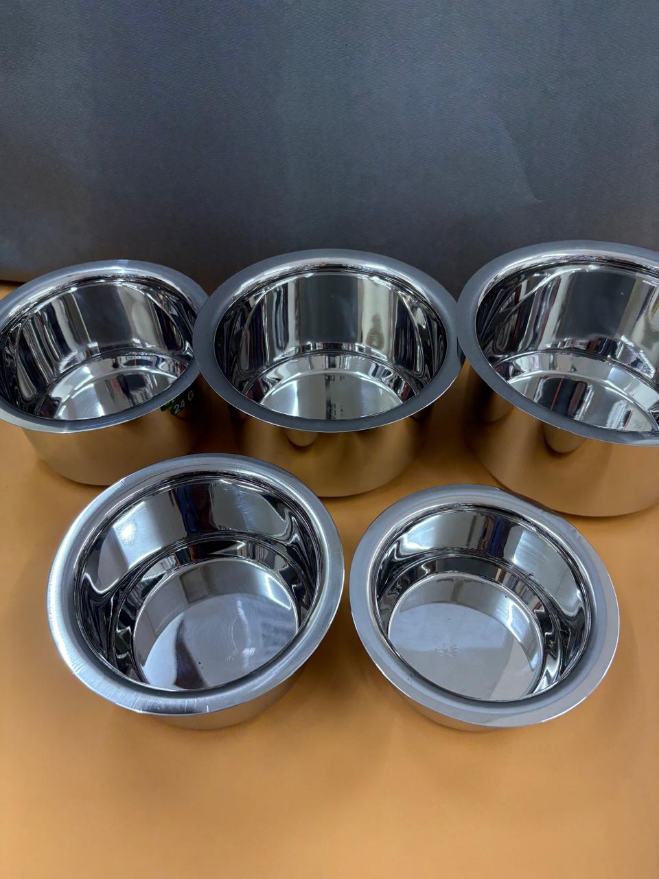 Chettinad Kuzhambu satti (3) big to small set of 5