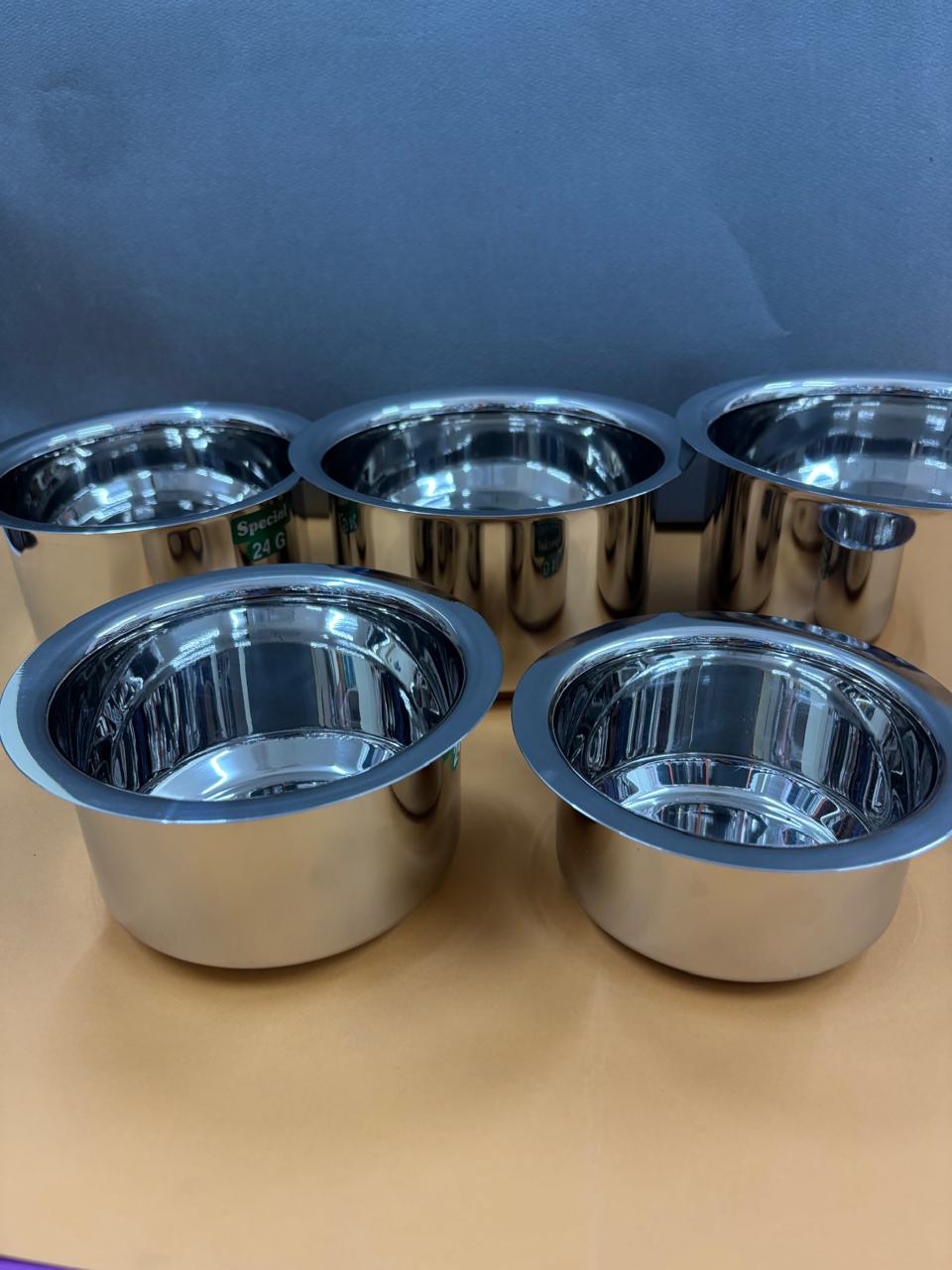 Chettinad Kuzhambu satti (3) big to small set of 5