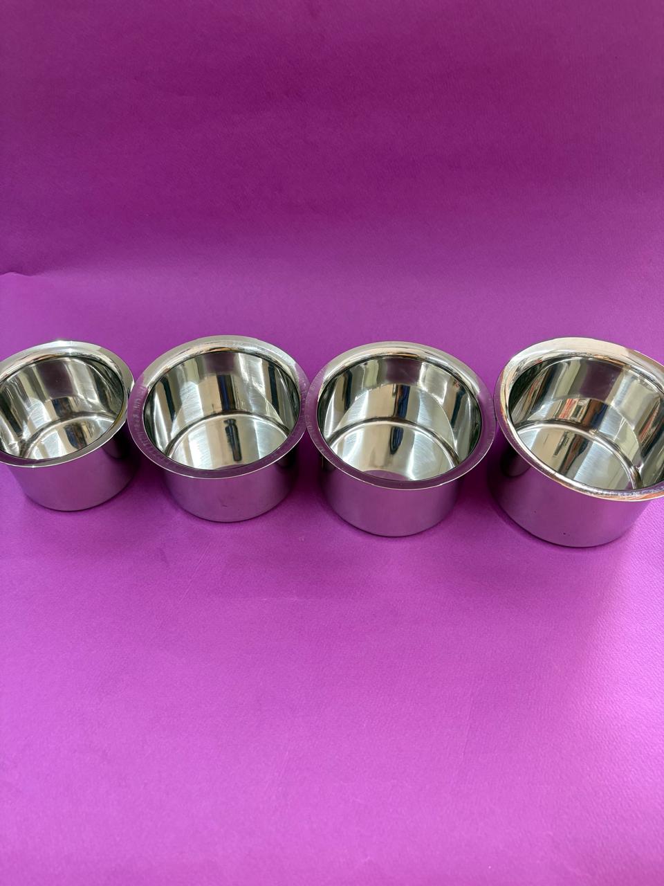 9 in 1 Chettinad Short Adukku Set in Stainless Steel