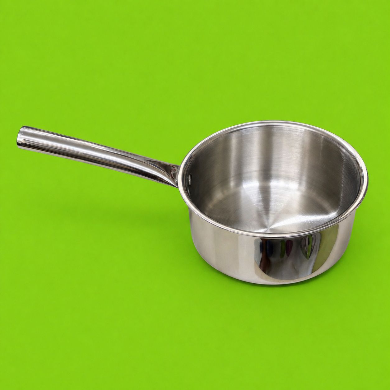 Triply Saucepan with Steel Handle - Stainless steel