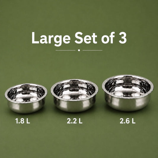 Shallow Cook & Serve Handi – Stainless Steel