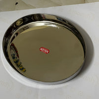 Oval Lunch  plate In Stainless Steel