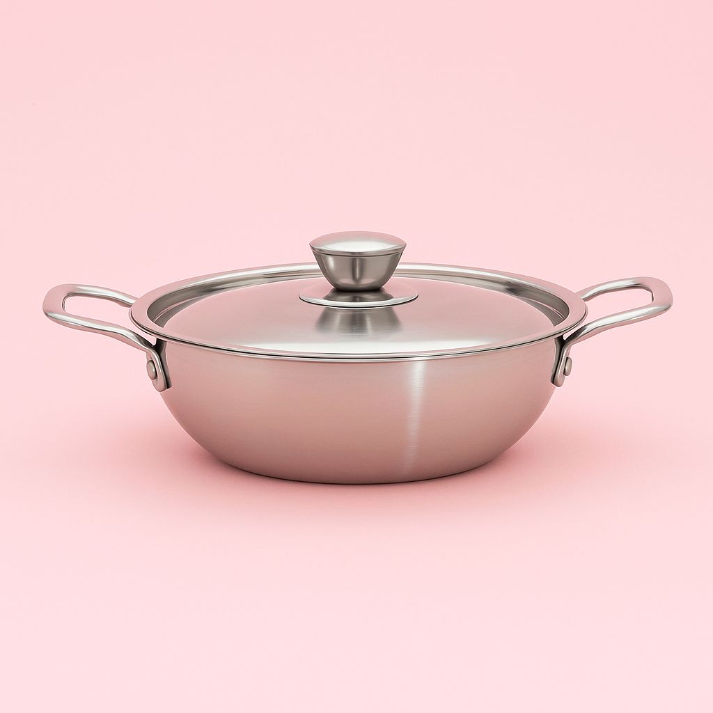 ES TriPly Kadai - Stainless Steel