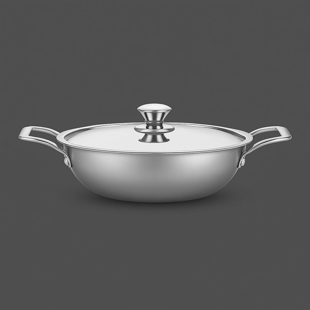 ES TriPly Kadai - Stainless Steel