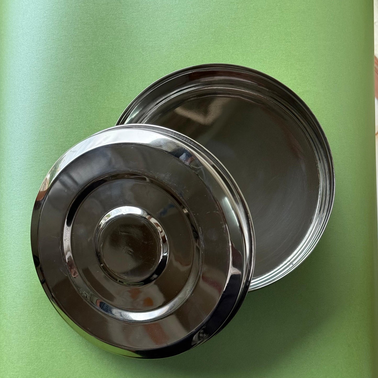 Ring  Chappathi Box in Stainless Steel