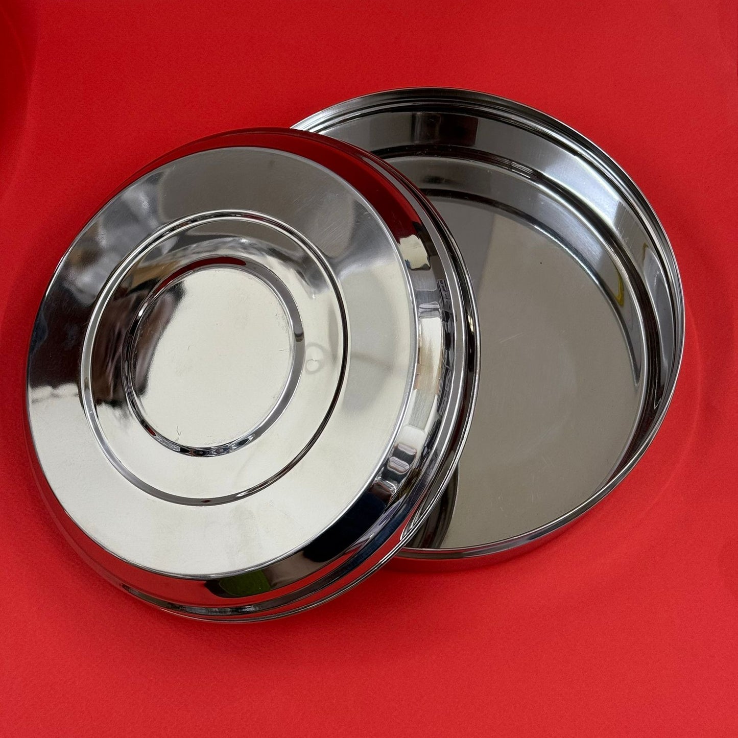 Ring  Chappathi Box in Stainless Steel