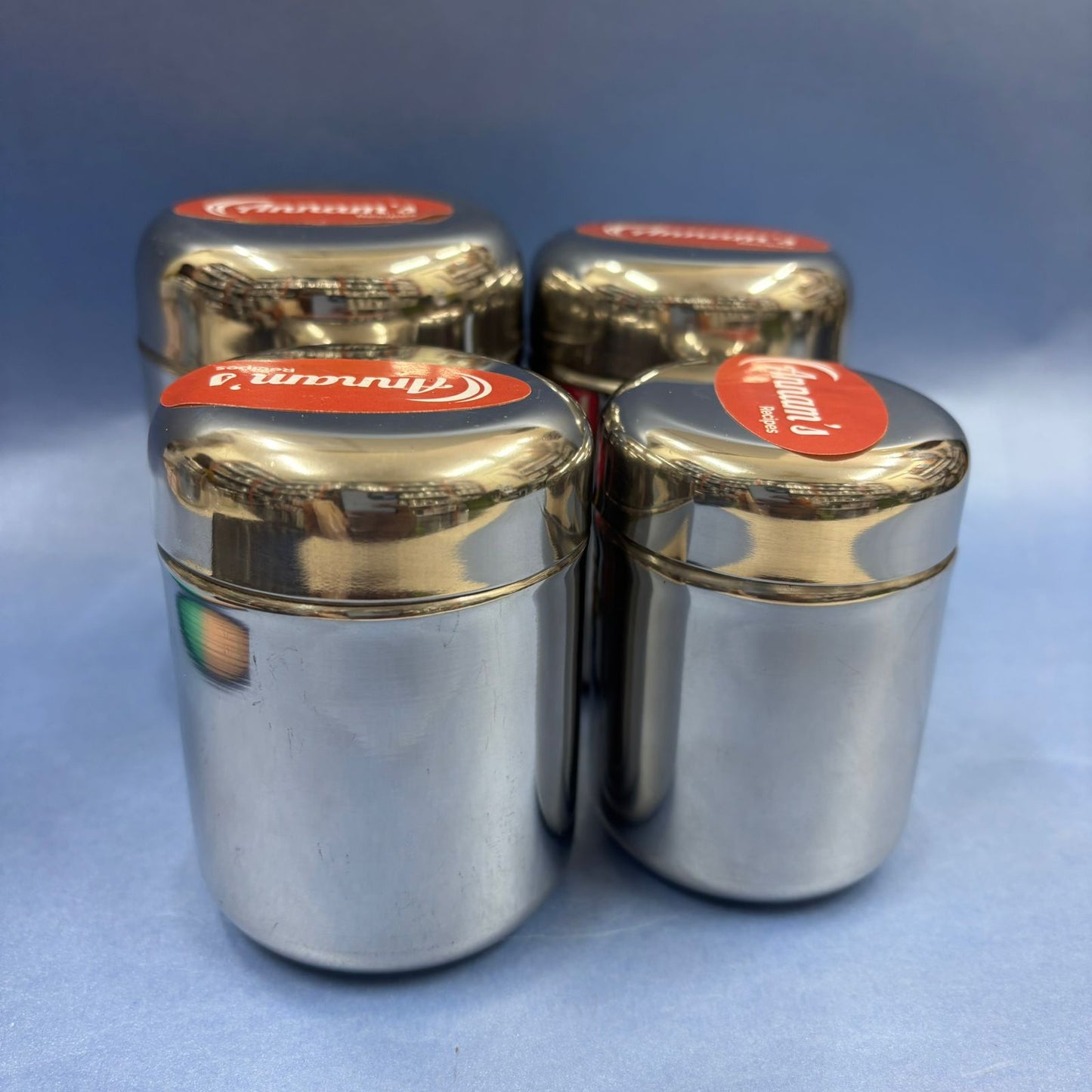 Apple Deep Dabba - Stainless Steel Container with Lids