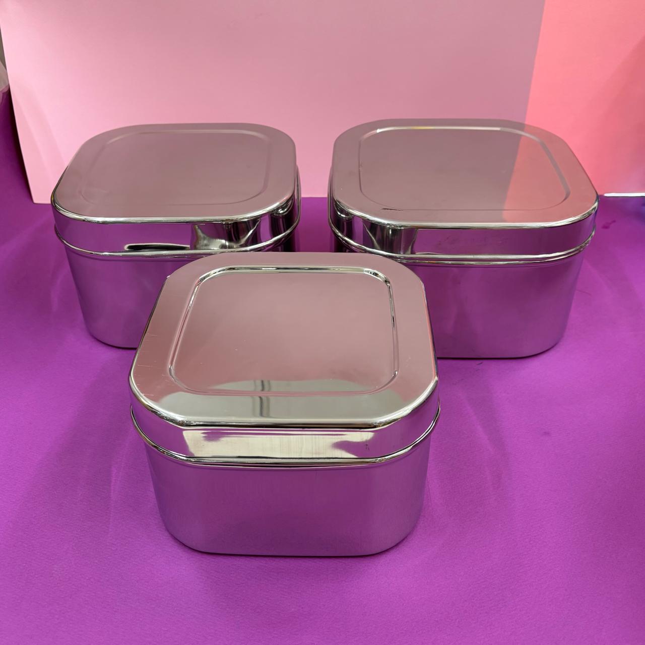 Dry Storage Square Container – Stainless Steel