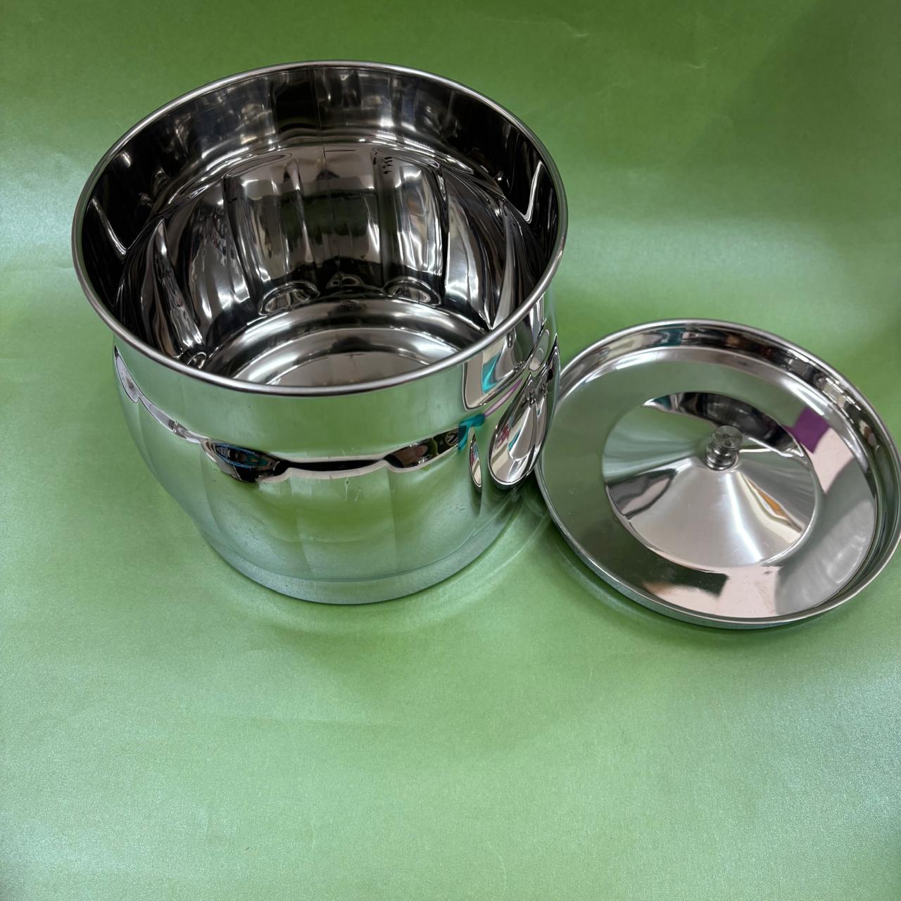 Fancy Stainless Steel Storage Container with Lid