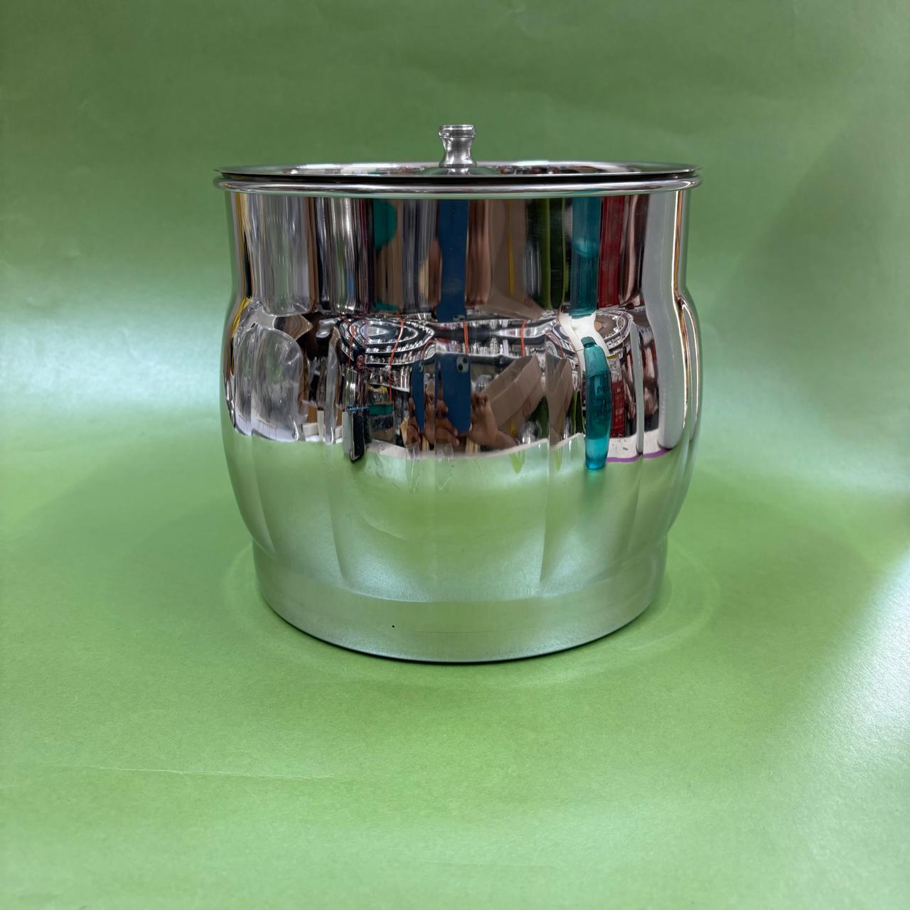 Fancy Stainless Steel Storage Container with Lid