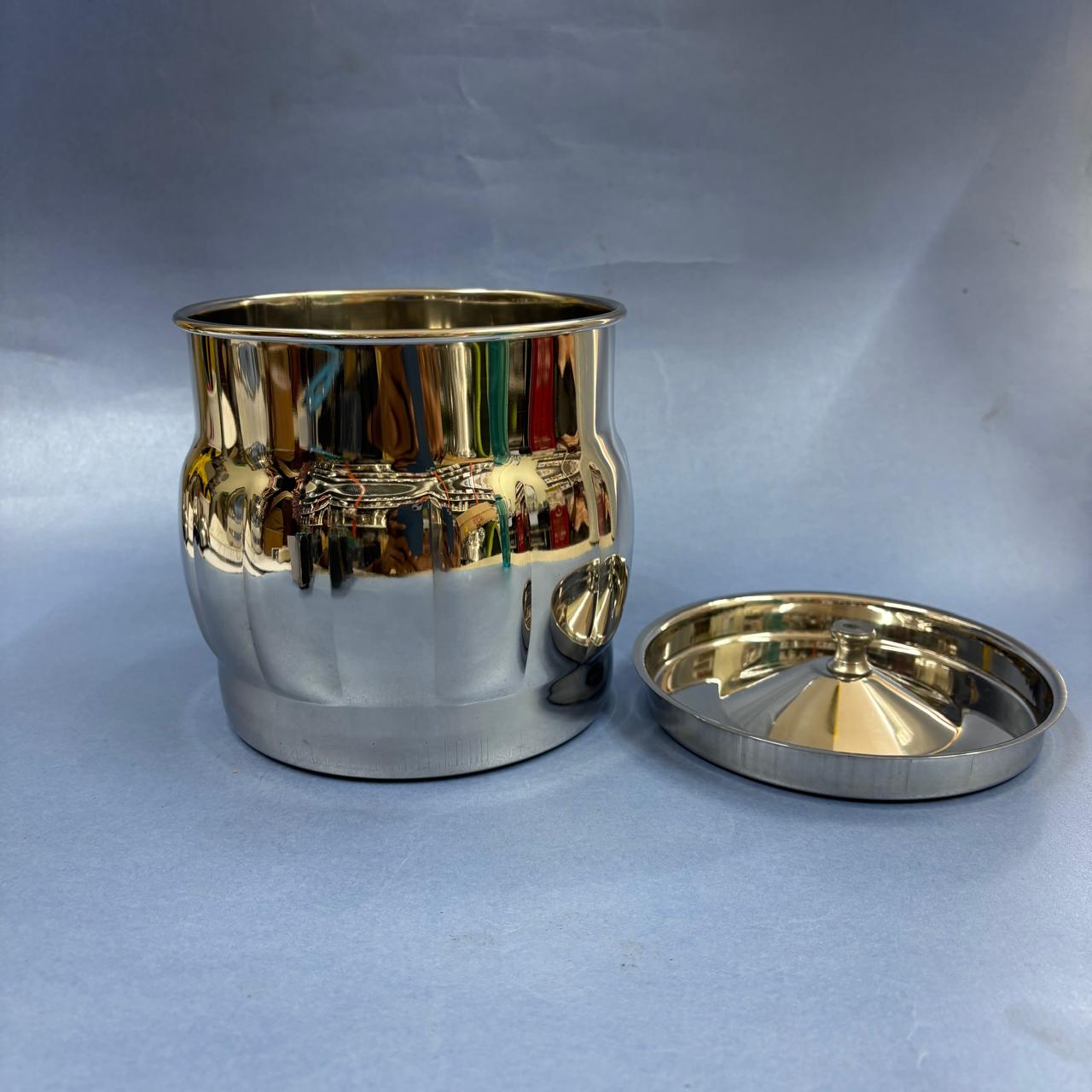Fancy Stainless Steel Storage Container with Lid