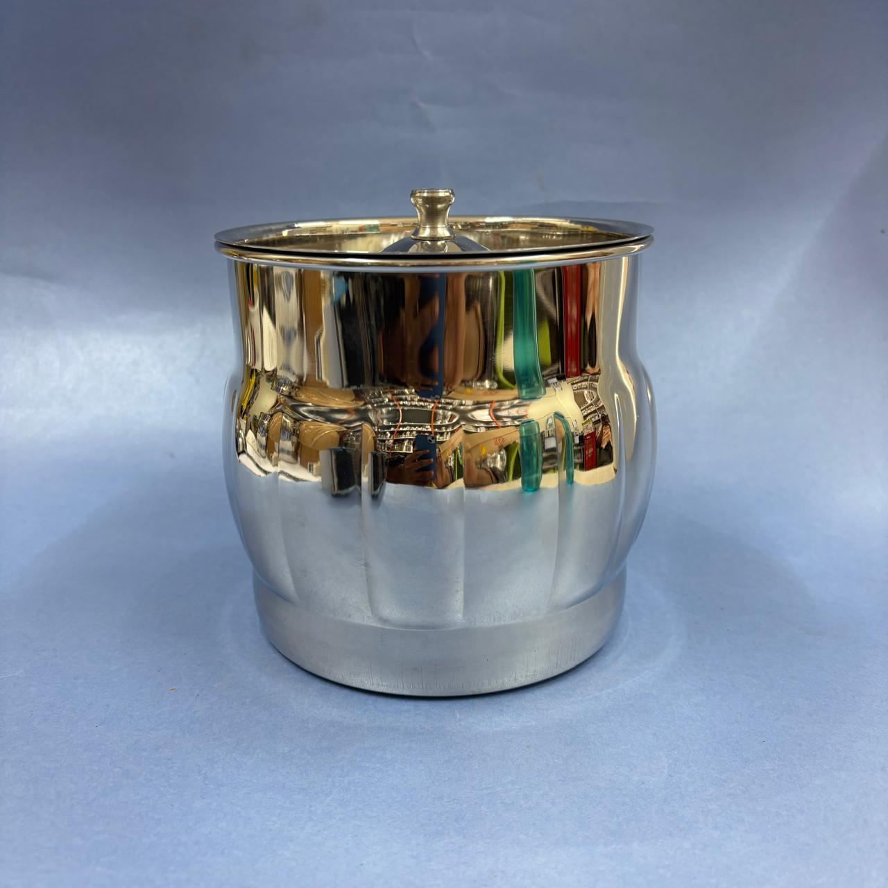 Fancy Stainless Steel Storage Container with Lid
