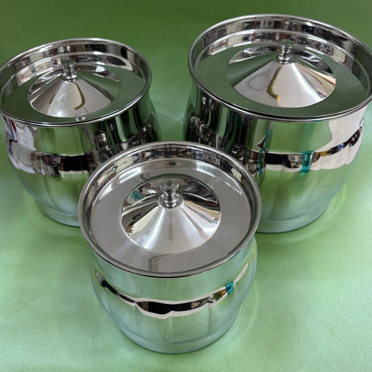 Fancy Kitchenware Container Fancy Stainless Steel Storage Container with Lid | Multi-Purpose ...