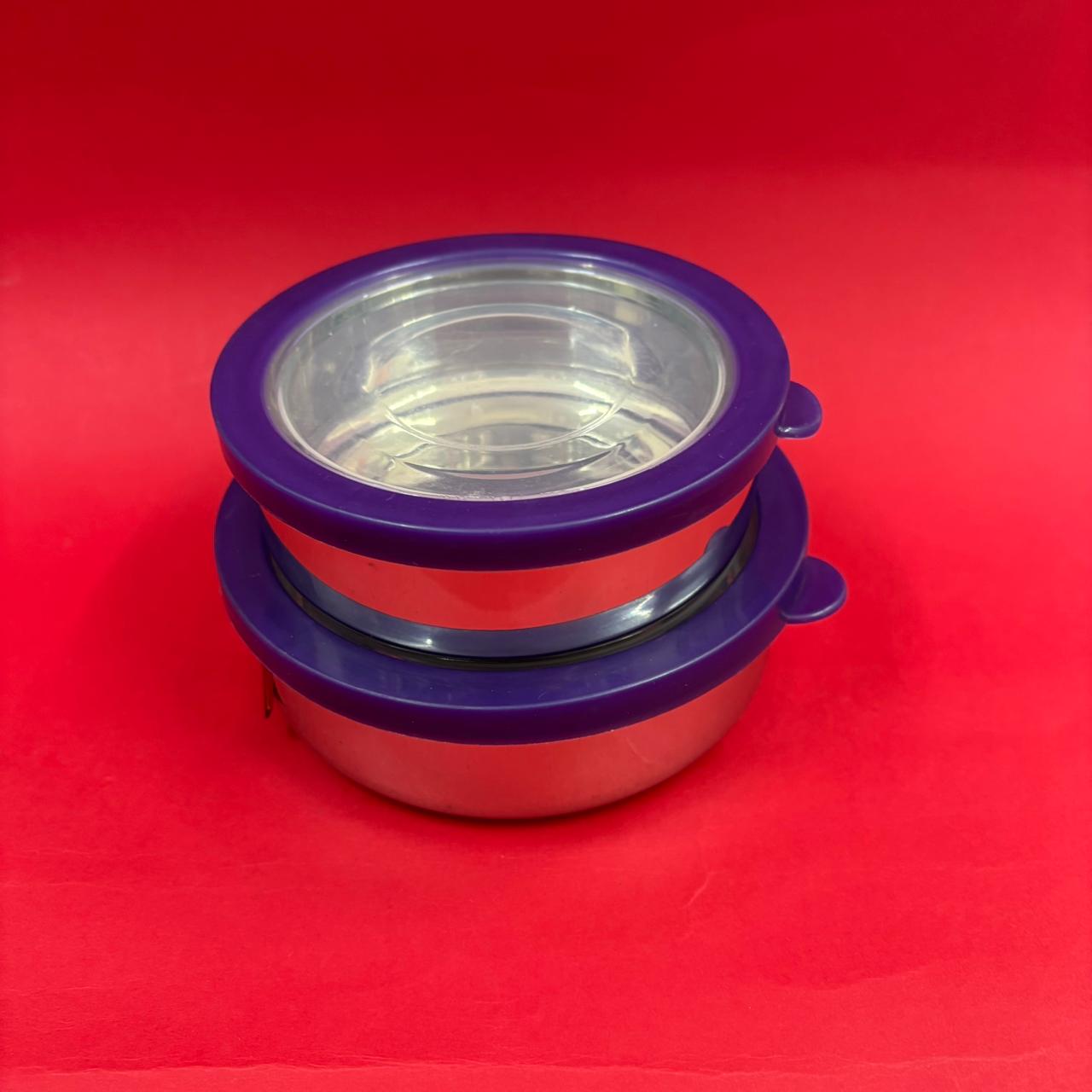 Airtight Stainless Steel Containers with See Through Lid