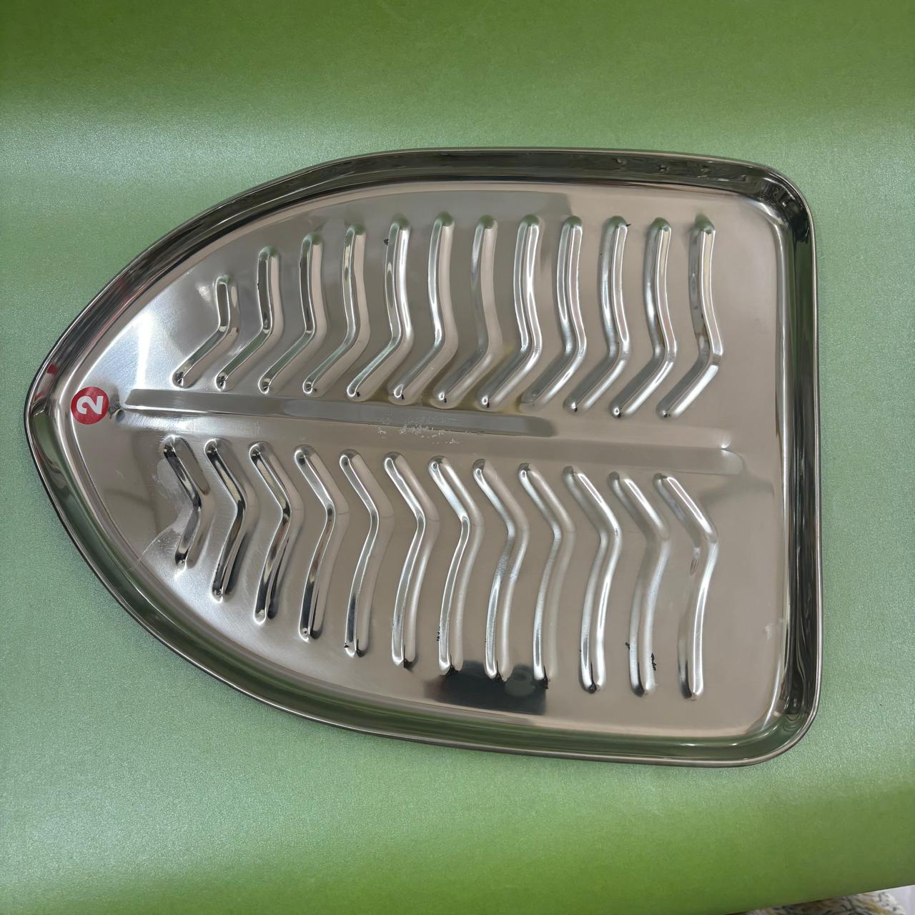 Banana Leaf Shape Stainless Steel Plate