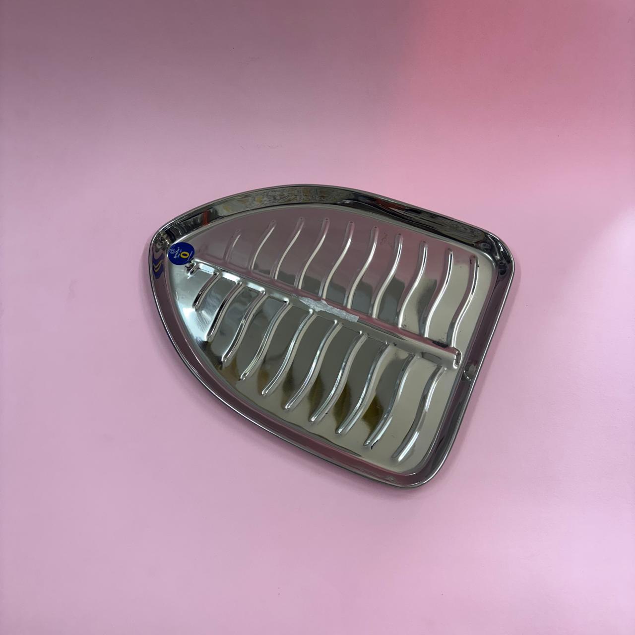 Banana Leaf Shape Stainless Steel Plate