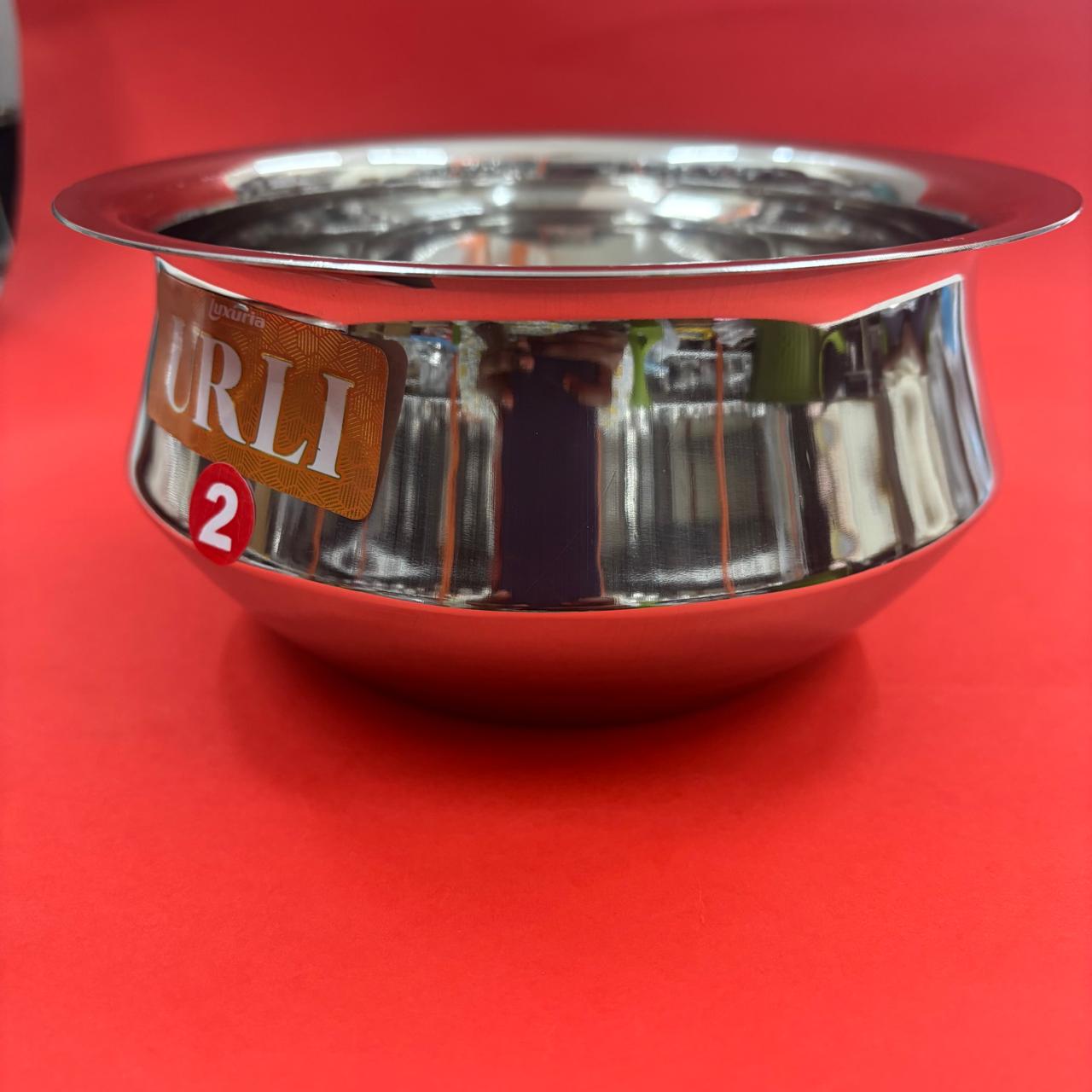 Stainless Steel Urli for Cooking & Serving
