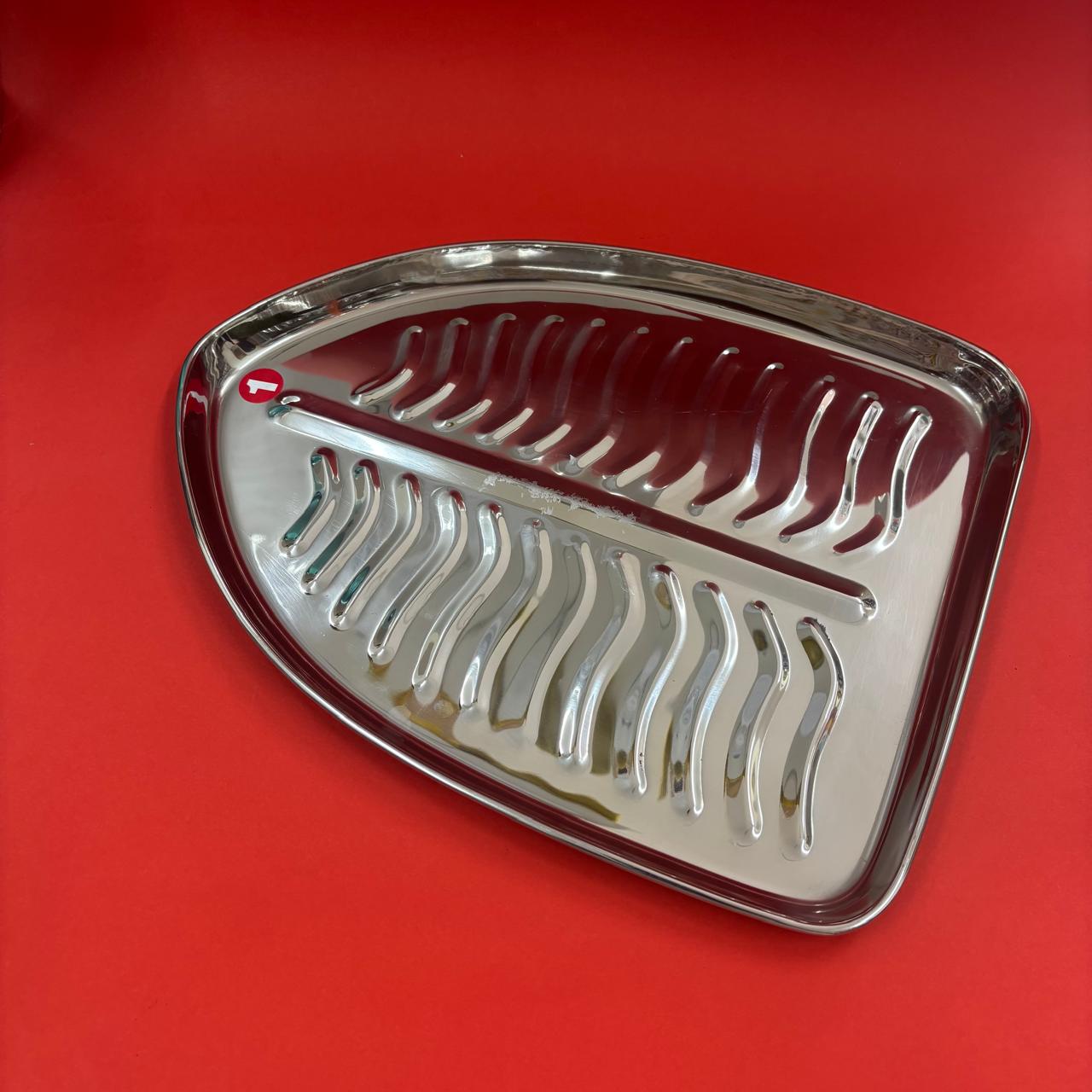 Banana Leaf Shape Stainless Steel Plate