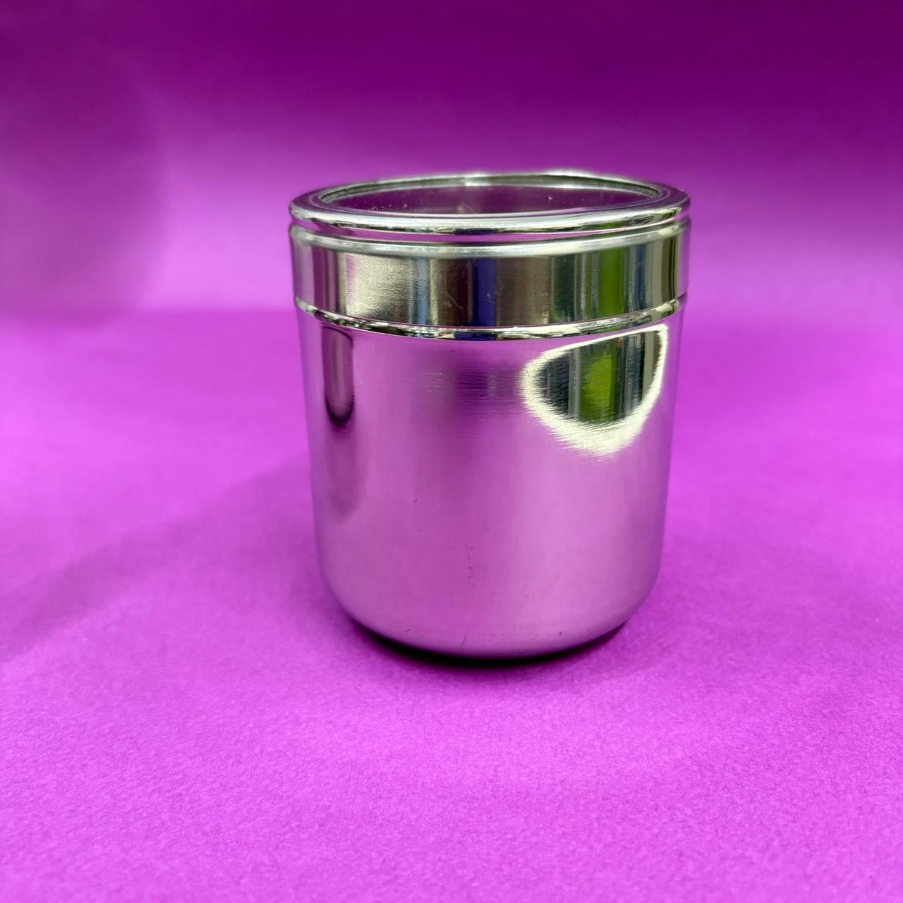 Storage Container with Transparent Lid - Food Grade, Kitchen Storage Jar, Stainless Steel