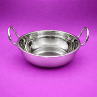Flat Bottom Deep Stainless Steel Kadai – Induction Base