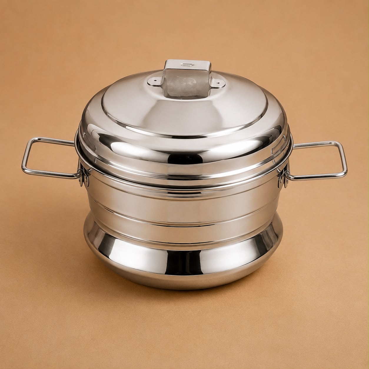 13 Idlis in 3 Plates (4+4+5) IDLI PANAI – Complete Stainless Steel
