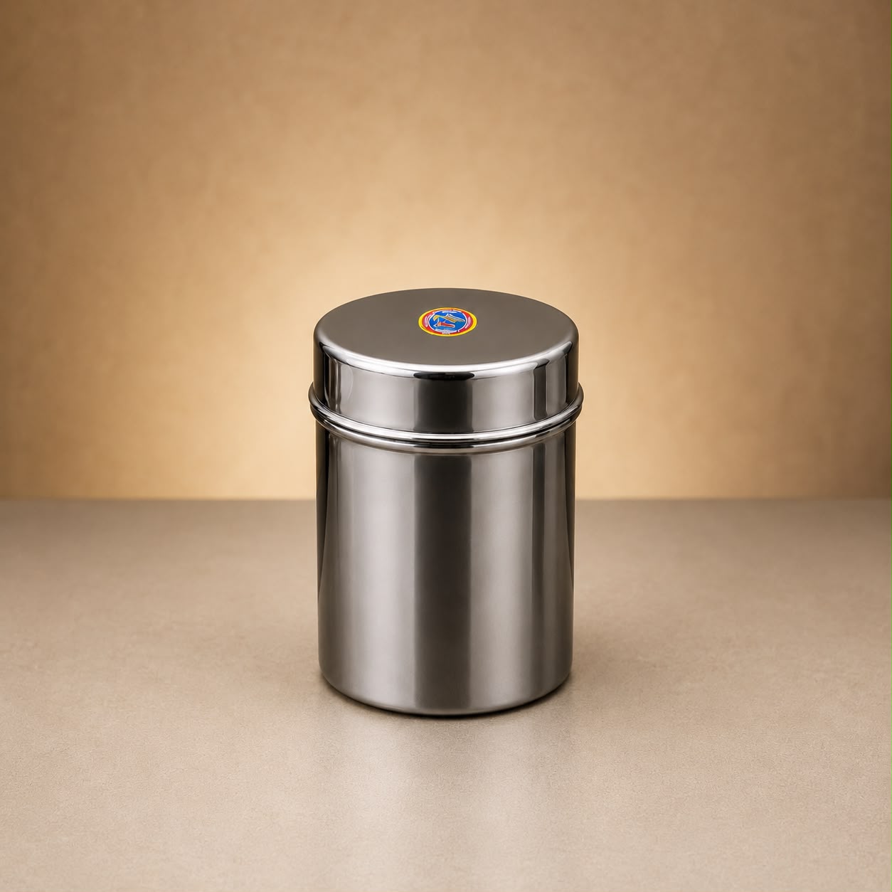 Small Kitchen Storage Containers Set of 3 in Stainless Steel