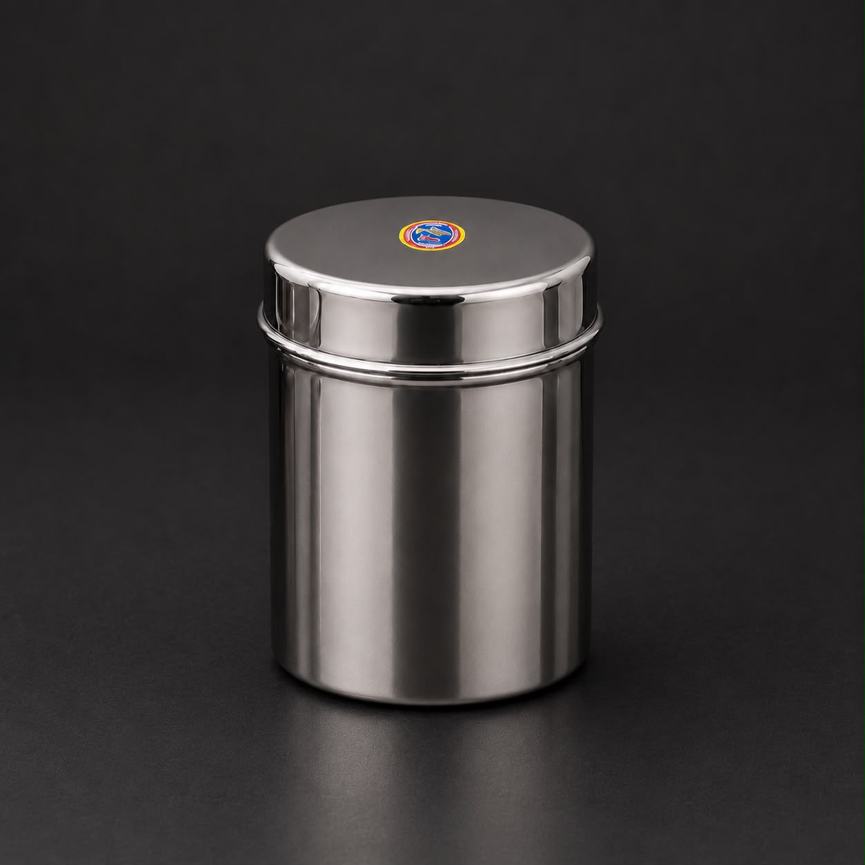 * File Name: stainless-steel-kitchen-canister-set-of-3.jpg
* Alt Text: Stainless steel kitchen storage canister set of three different sizes for pantry and kitchen organization.