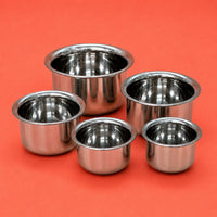  Chettinad stainless steel cooking and serving vessel