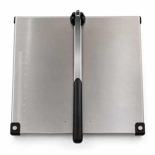 Annam's Cut and Chop Chopping Board with Knife – side view