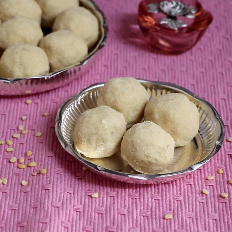 Annam's Maavu Urundai Mix – finished recipe