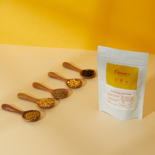 Annam's traditional Kulambu Chilli Powder (Kulambu Milagai Thool / Kulambu Masala Powder) – 250g pack