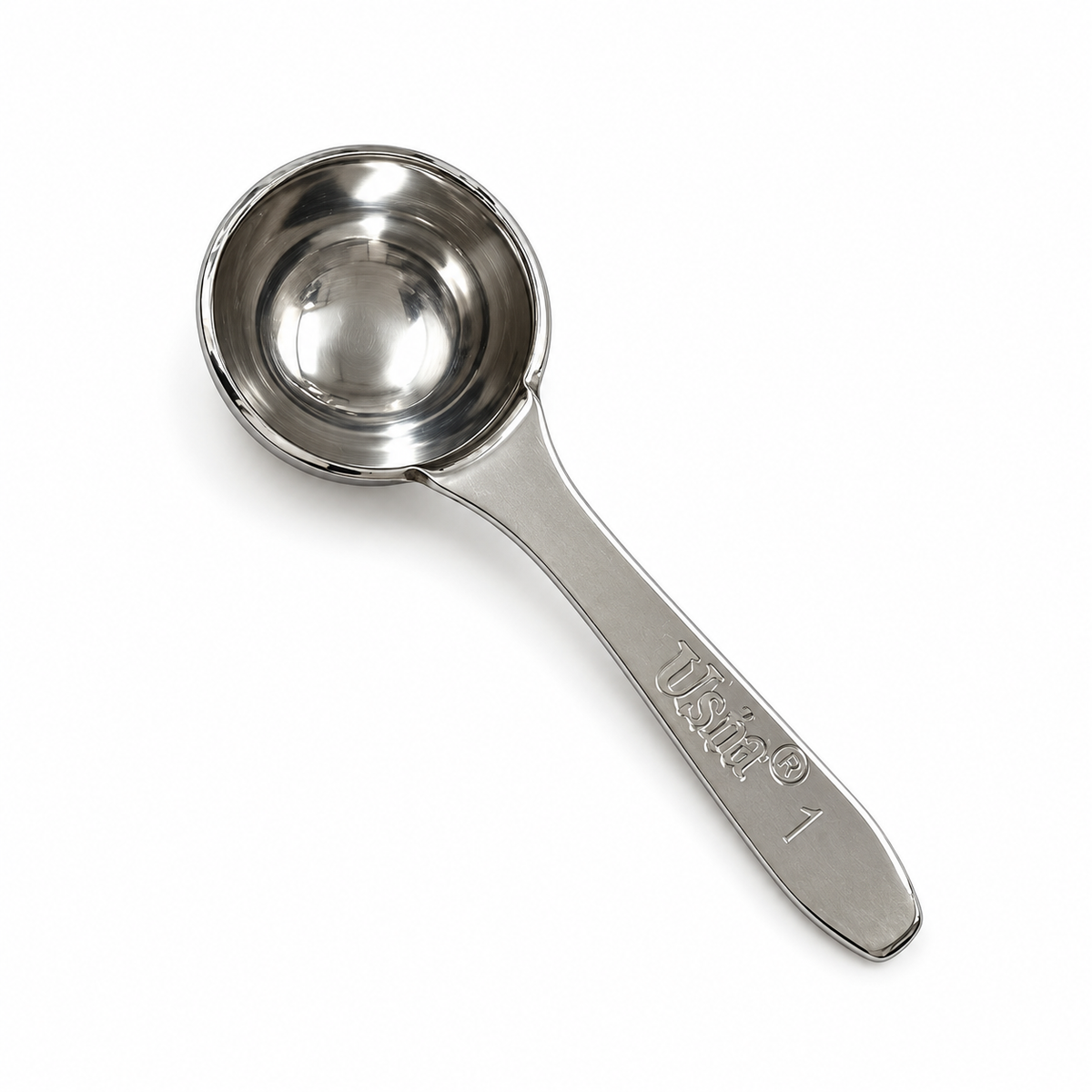 Annam's Oil Spoon in stainless steel – single spoon, close-up