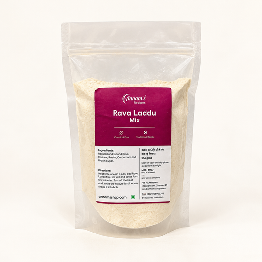 Annam's Rava Laddu Mix – 250 g pack