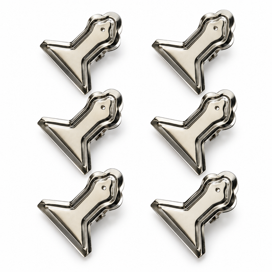 Annam's Rice Strainer Clips Set of 6 in stainless steel – image 1