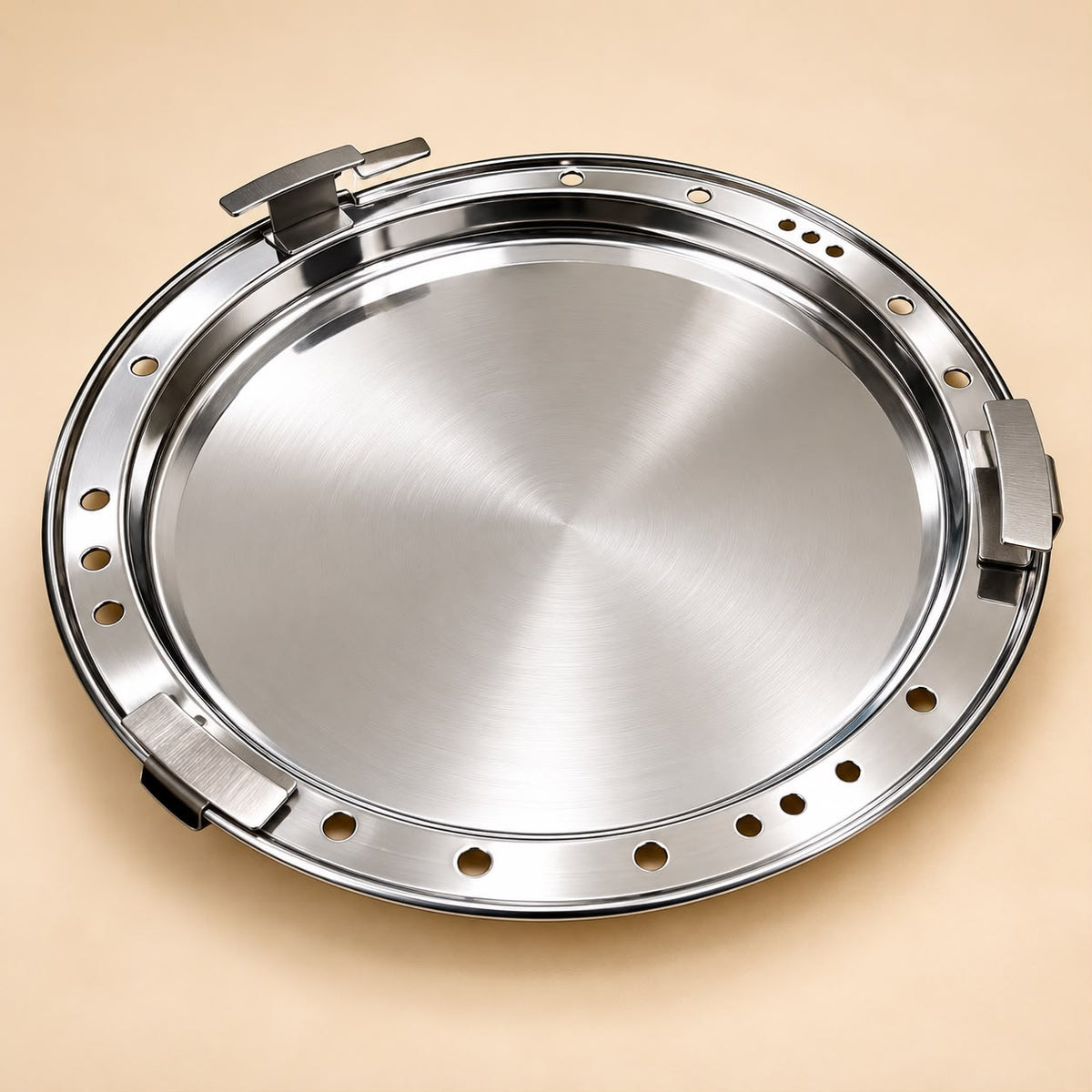 Stainless steel 7-cavity idli plate for Triply idli pot