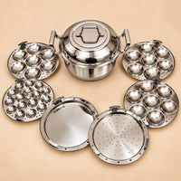 Triply stainless steel idli pot complete set with idli plates